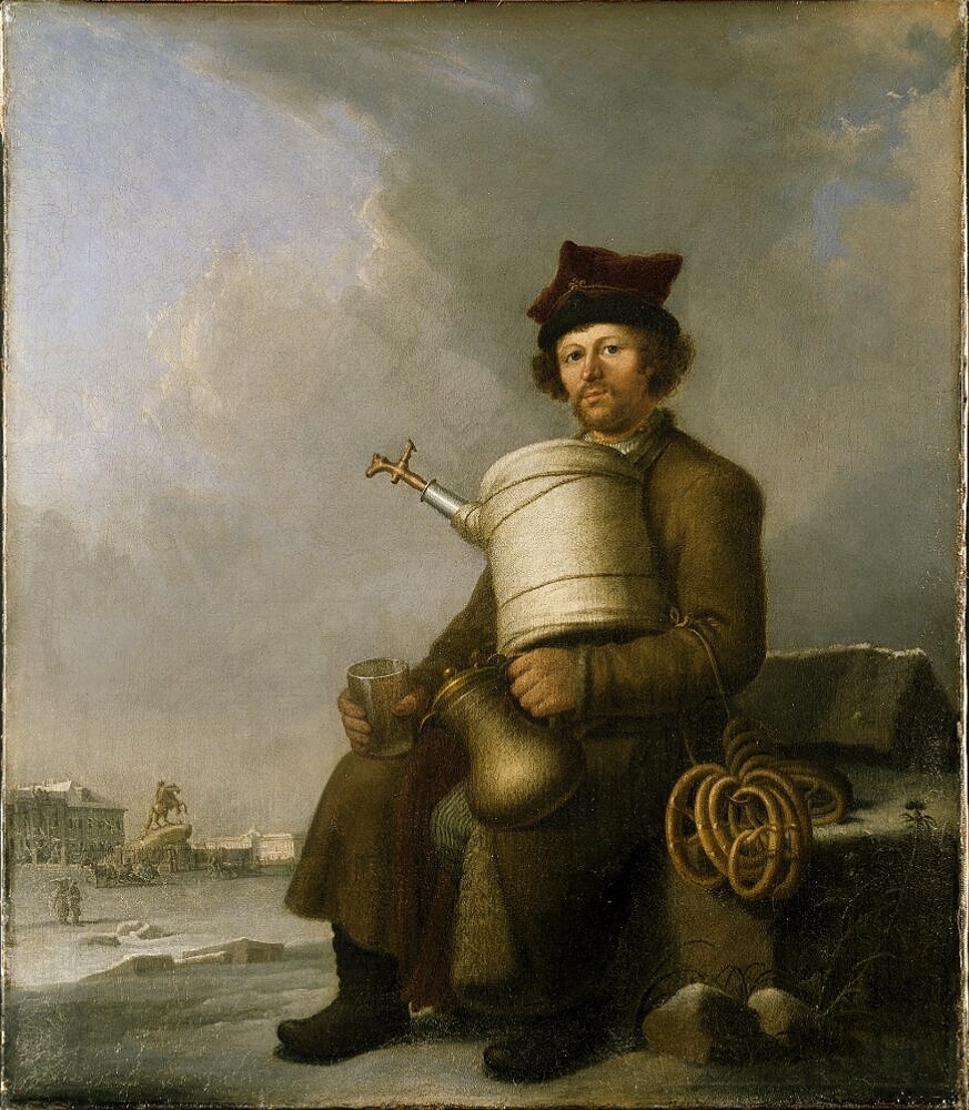 «Продавец Сбитня», автор Бенджамин Петерсон, ок. 1800 г. Яндекс картинки 