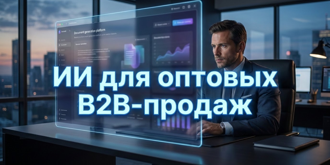 ИИ для оптовых B2B-продаж: от заявки до коммерческого предложения за 5 минут