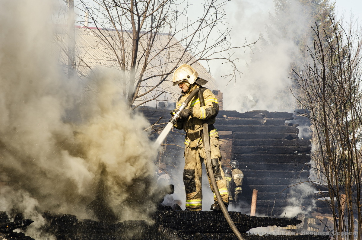 Пожар на Кегострове. Деревня Захарово. 18 апреля 2026 года