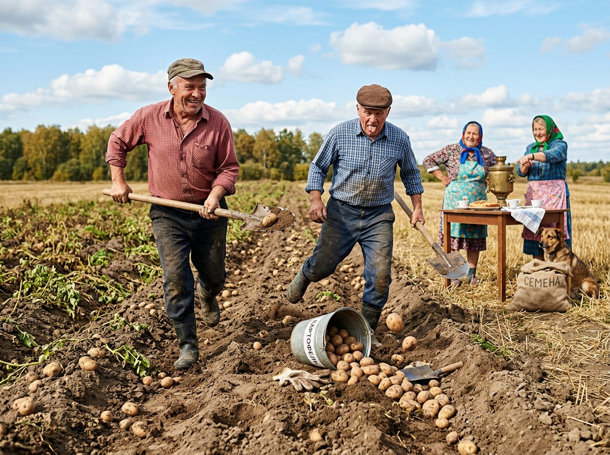 Соревнование на скорость... спина побочный эфект...