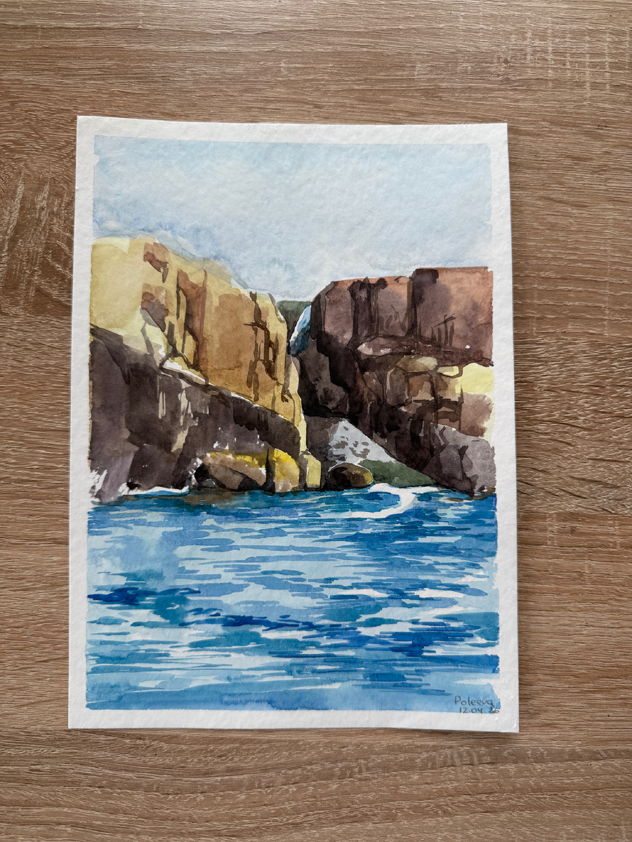 Крайний, акварель, бумага