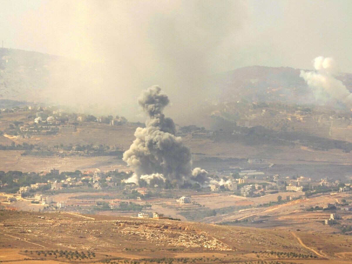    Дым на месте израильского удара в Ливане | © AP Photo / Hussein Malla