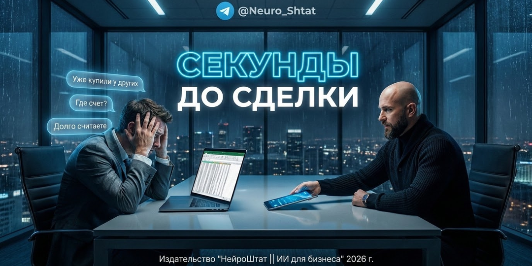 Секунды до сделки. Как ИИ-продавец забрал оптовый контракт, пока конкуренты сводили прайсы
