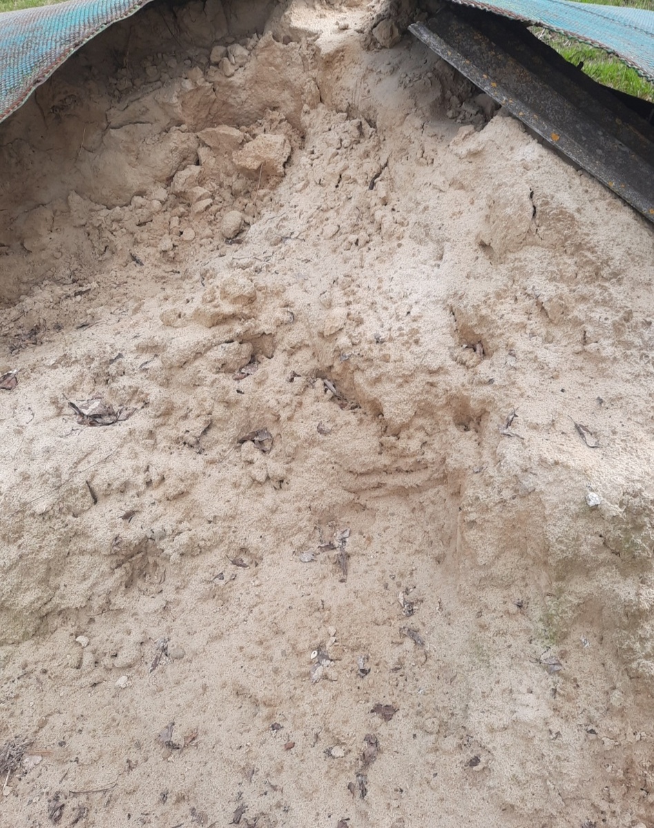 Песок. Фото автора 