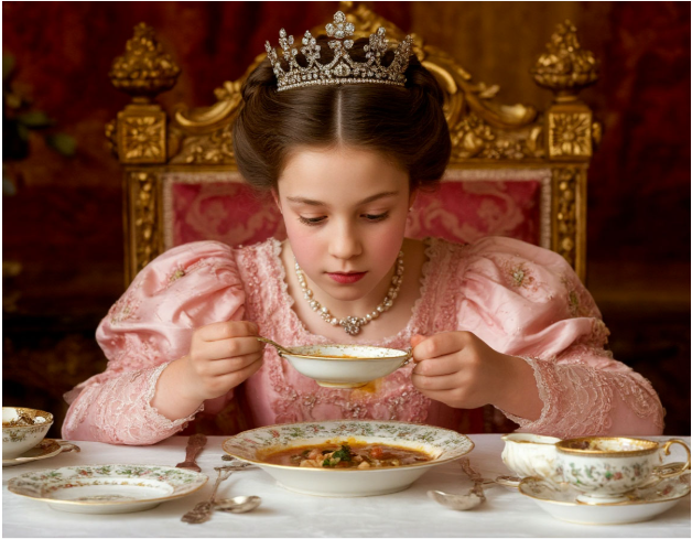 18 апреля подавать суп королевский и тельное