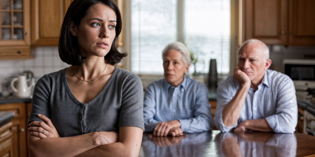 На празднике у родителей мужа я опять оказалась в роли прислуги — и решила уйти, а не готовить