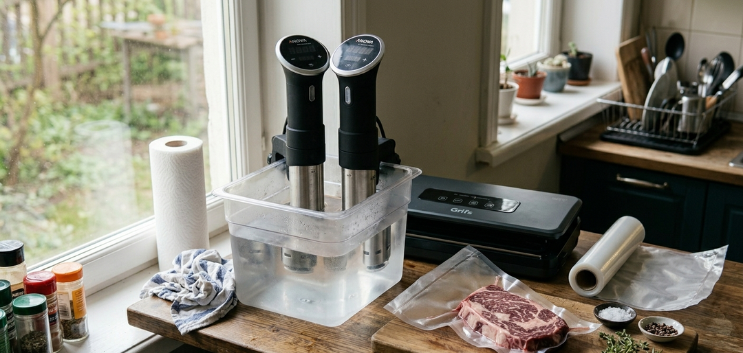 Су-вид 1100 Вт, точность ±0,3°C и управление с телефона: зачем нужен Wi-Fi в су-виде и почему без термостата «мучение»?