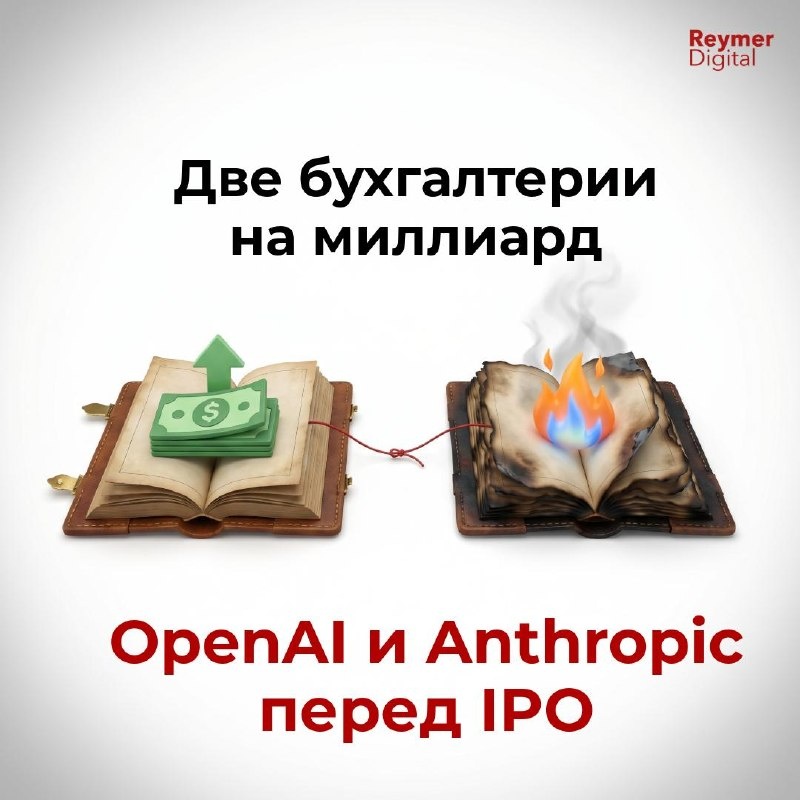OpenAI и Anthropic готовятся к IPO, скрывая траты на обучение ИИ. Расходы в $121 млрд вынуждают их переходить на оплату за токены вместо подписок. Теперь прибыль зависит от того, какую строчку в отчете решит проигнорировать инвестор.