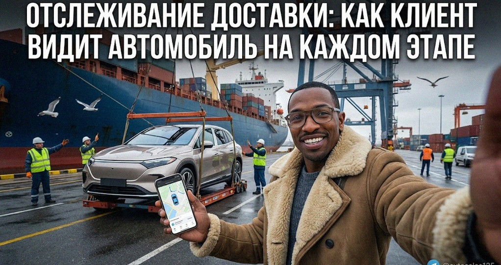 Отслеживание доставки: как клиент видит автомобиль на каждом этапе