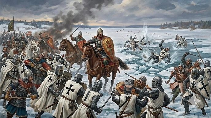 18 апреля 1242 года: как Ледовое побоище остановило натиск Запада