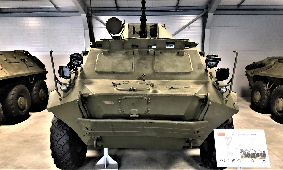БТР-60ПБ в экспозиции Технического Центра Парка "Патриот" в Кубинке.