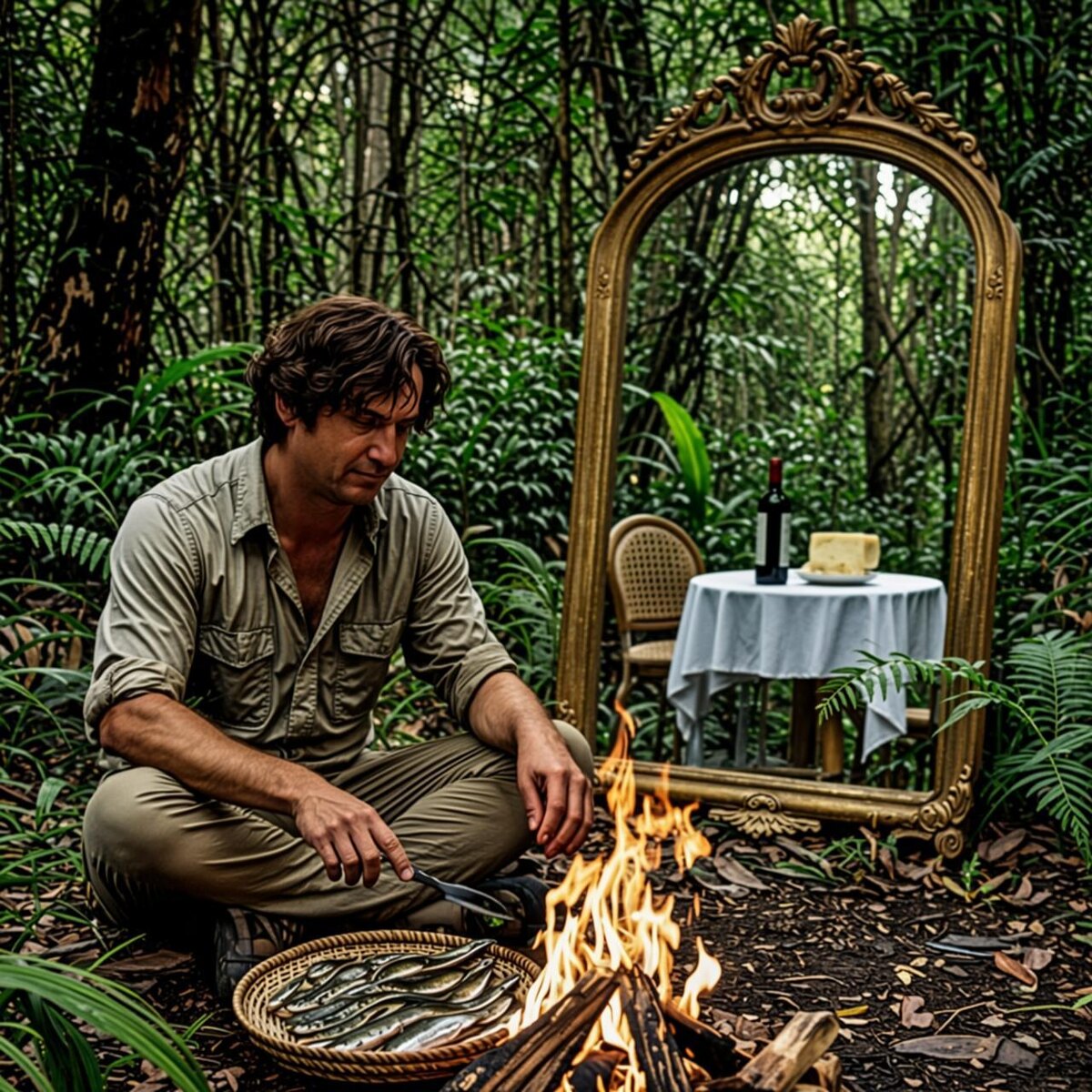 Французский аристократ был вынужден есть то, что отвергал его брезгливый ум.