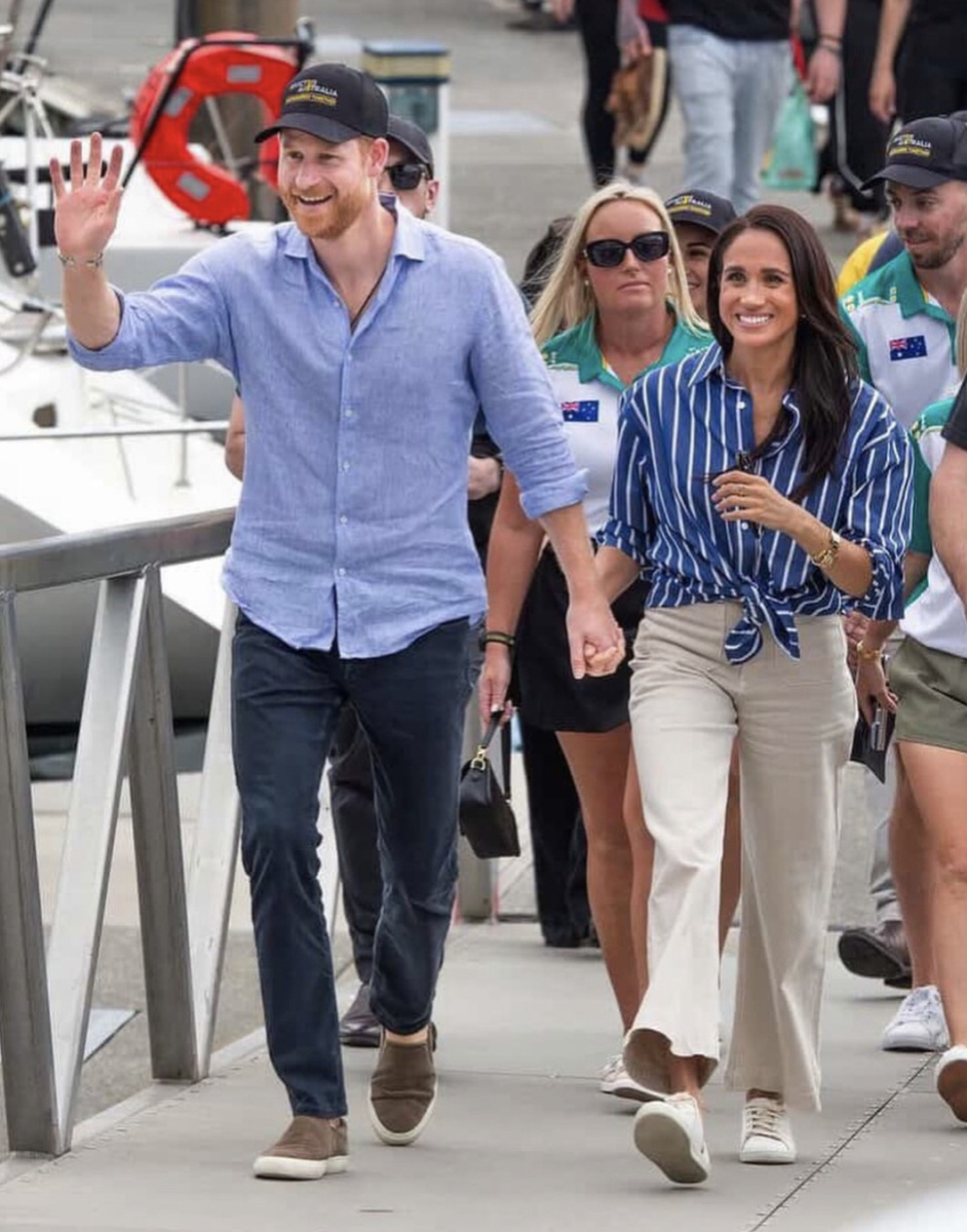 Меган Маркл и принц Гарри в Австралии