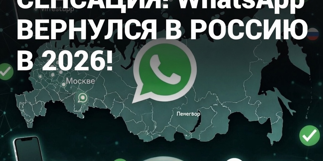 WhatsApp ВЕРНУЛСЯ В РОССИЮ – Но Только Жители Этих Регионов Уже Чатят Без VPN Прямо СЕЙЧАС! Что Скрывают Власти и Как Это Изменит Всё?