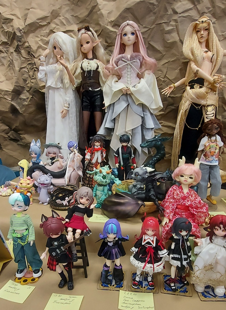 Куклы с BJD - ярмарки "Весенний миф - 26". Фото автора канала.