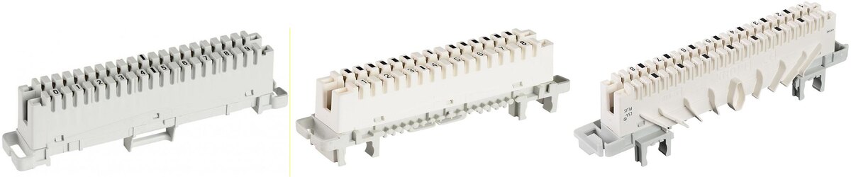 Плинты LSA-PLUS 2/10,  LSA-PROFIL 2/8 ,LSA-PROFIL 2/8х3 a-b-s
Источник изображения  https://krone.ru
