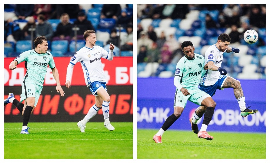    "Динамо" встретилось с "Пари НН" в 25-м туре РПЛ. Фото: соцсети "Динамо"