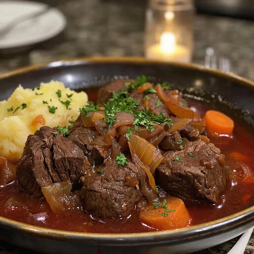 #бефбургиньон #французскаякухня #тушенаяговядина #рецепт #домашняяеда