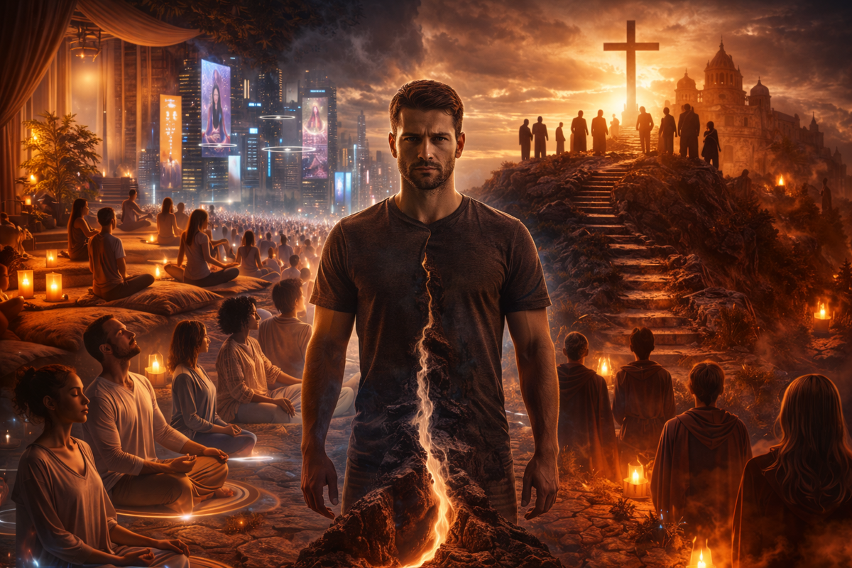 Лёгкая, приятная и массово привлекательная духовность сталкивается с трудным, но настоящим христианским путём.