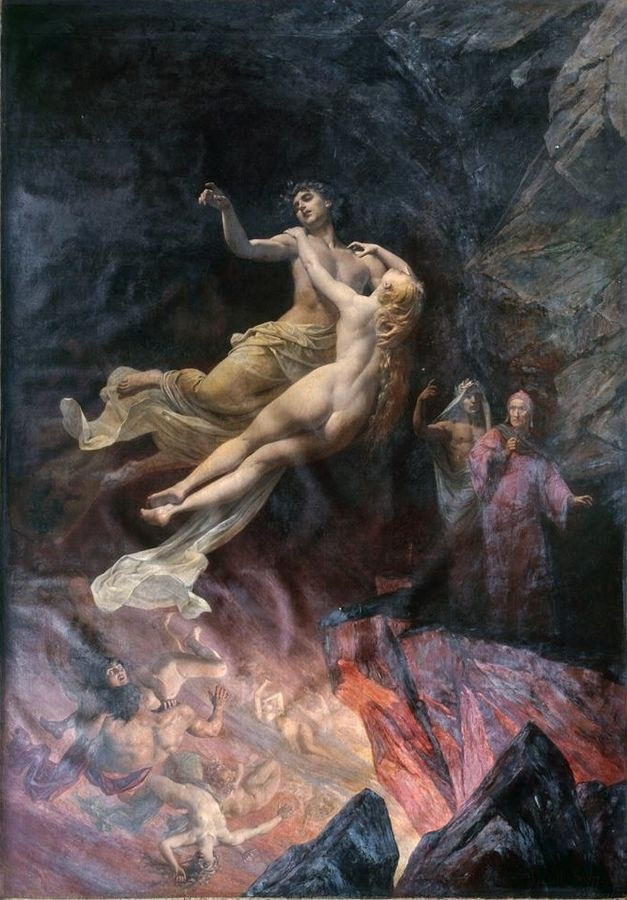 Данте и Вергилий в аду
Эжен Огюст Франсуа Дюлли (1860 – 1933)
