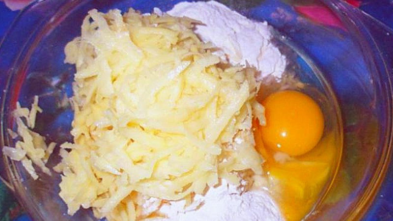 Катрошку на крупной тёрке