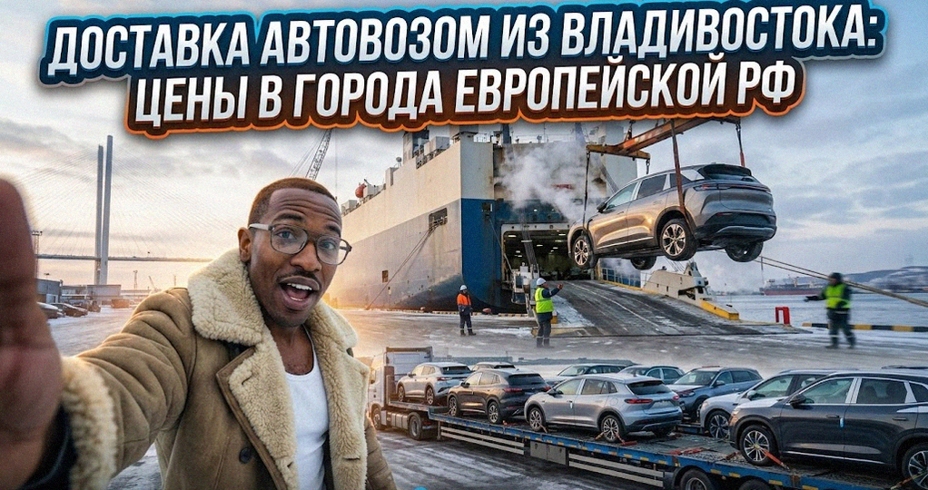 Доставка автовозом из Владивостока: цены в города европейской РФ