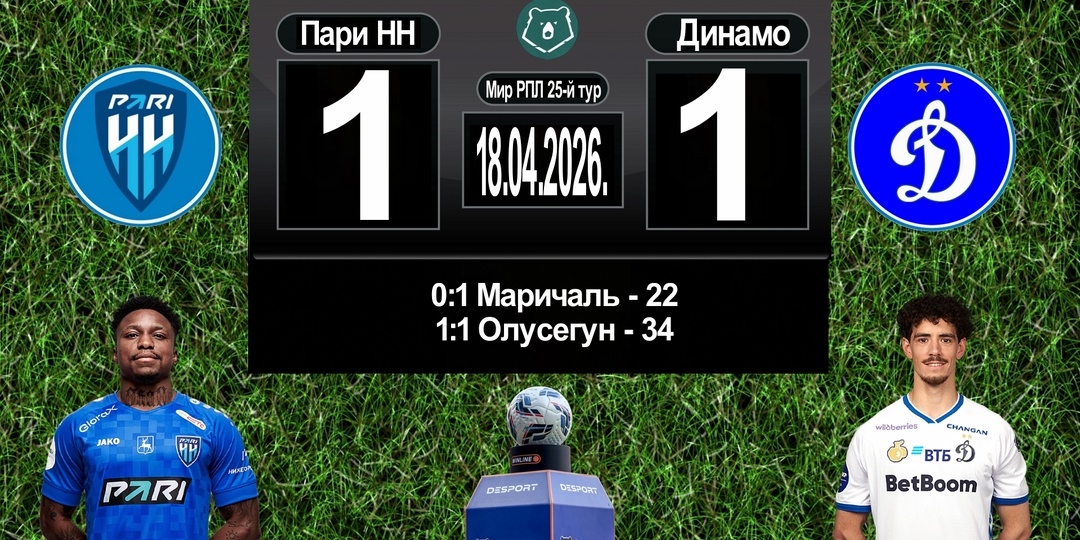 "Пари НН - "Динамо". Никто не хотел проигрывать.