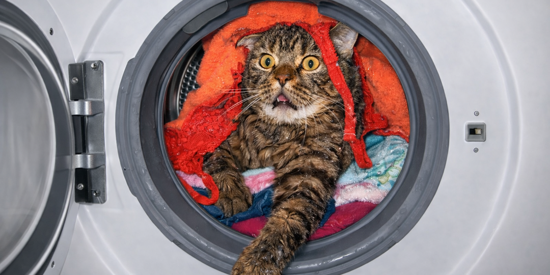 Может ли кошка выжить после стиральной машины: от чего зависит исход?