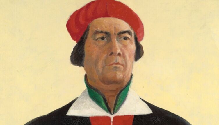    К. Малевич и его «Чёрный квадрат». Что не зашифровано в этой картине? Малевич Казимир Северинович, Автопортрет (Художник), (фрагмент), 1933 г., общественное достояние