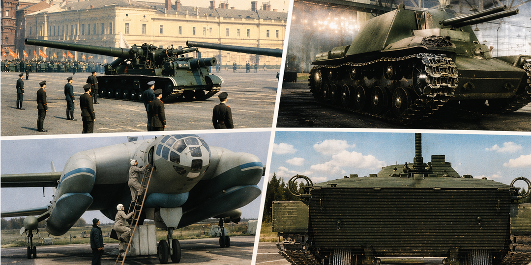 Пять безумных советских военных разработок, воплощенных в металле
