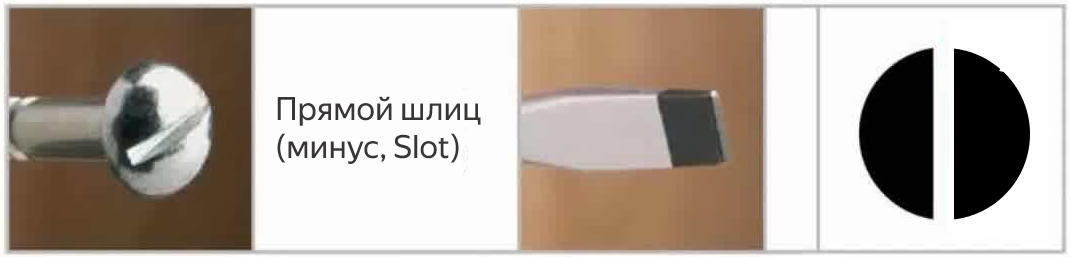 Прямой шлиц