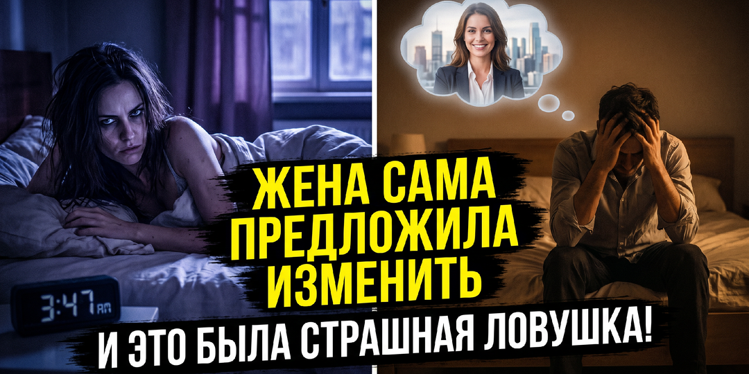 «Разрешаю тебе переспать с ней». Жена дала легальный пропуск к молодой коллеге. Я разгадал её ловушку и сделал то, чего она не ждала