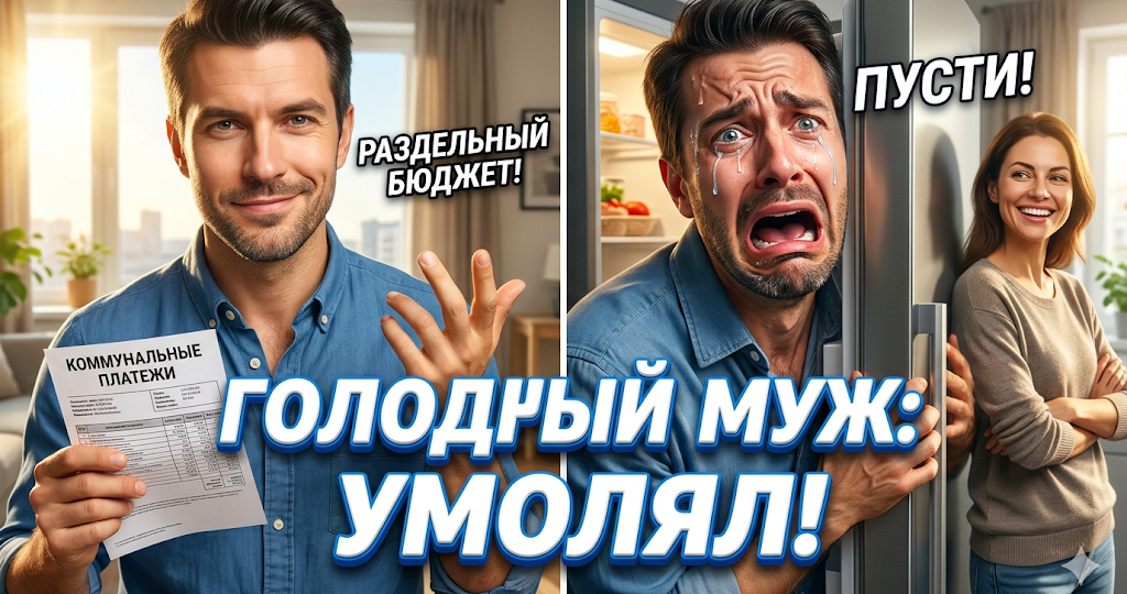 «У нас раздельный бюджет, за коммуналку плати сама!» — заявил муж. Через месяц он умолял пустить его к холодильнику
