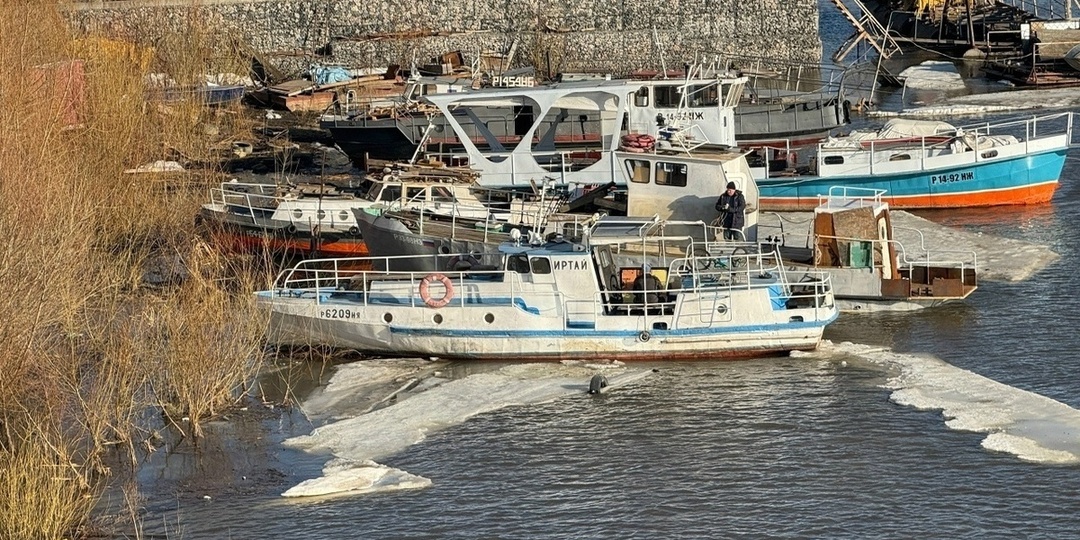 Ледоход на Амуре в районе Благовещенска и Хэйхэ стартовал раньше нормы