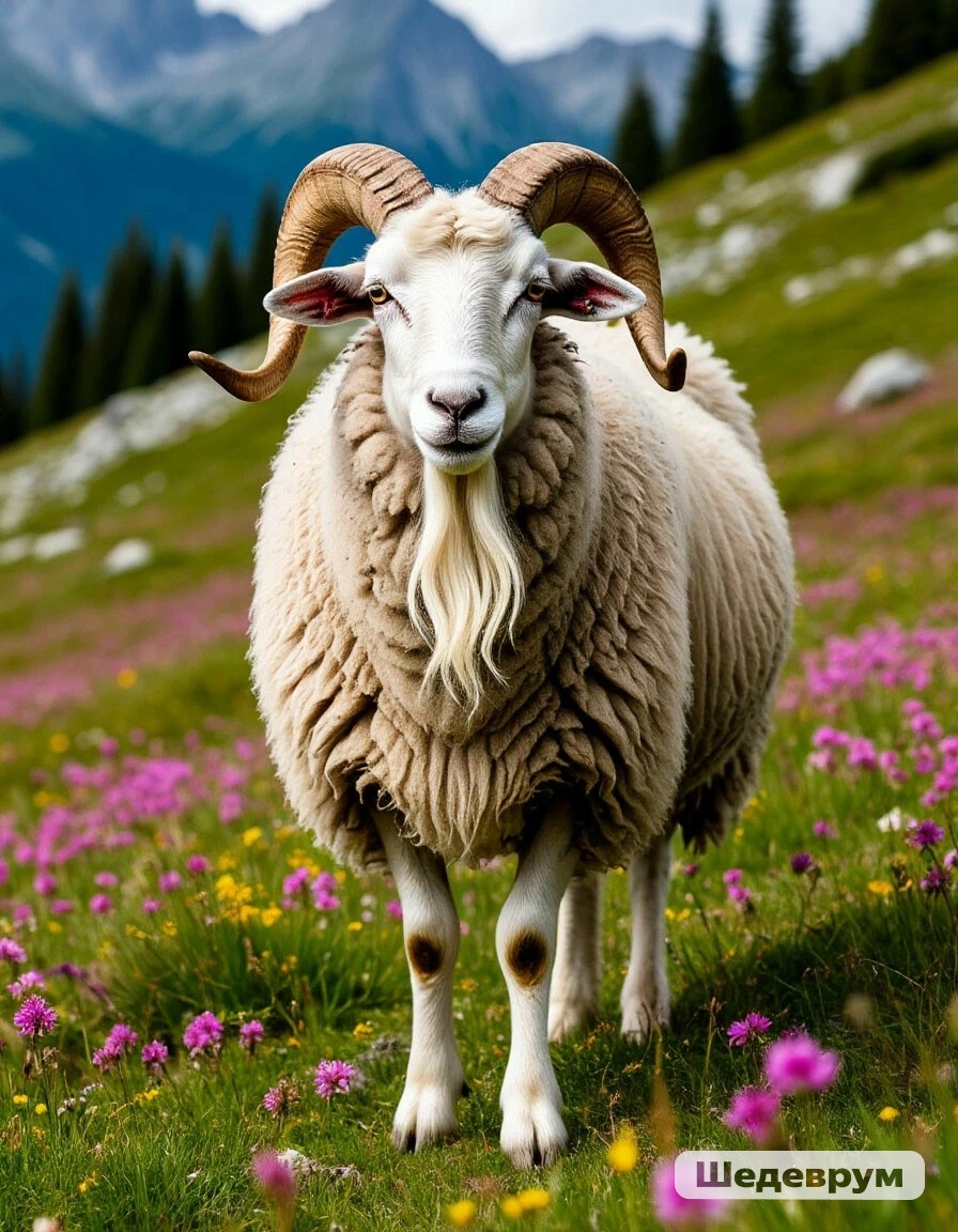 Баркозы на альпийском лугу