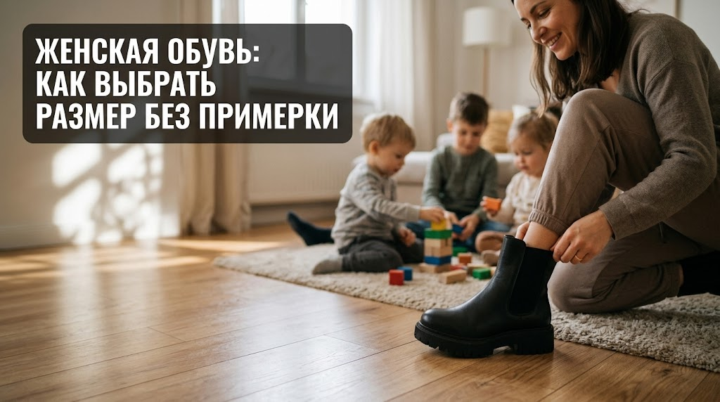    Как маме подобрать себе обувь, когда нет времени на примерку Носим Сутками