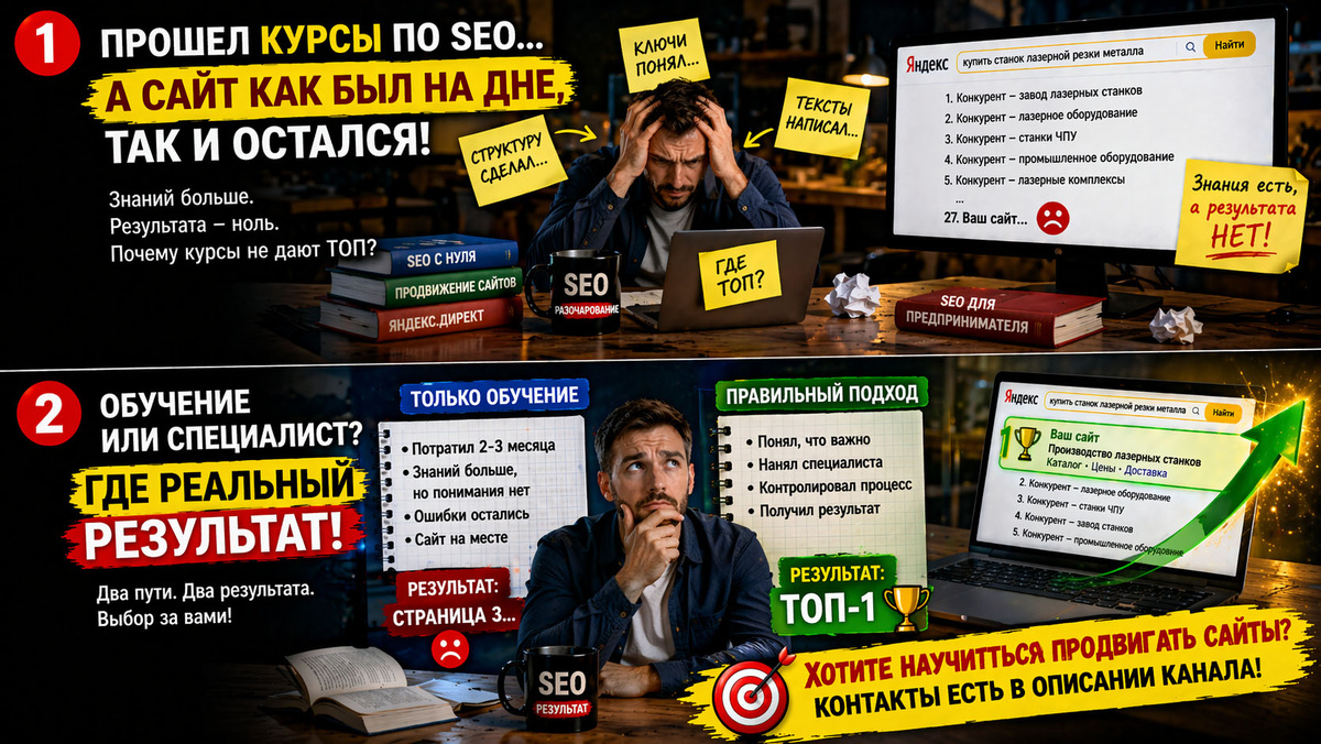 Курсы SEO сам или нанять специалиста