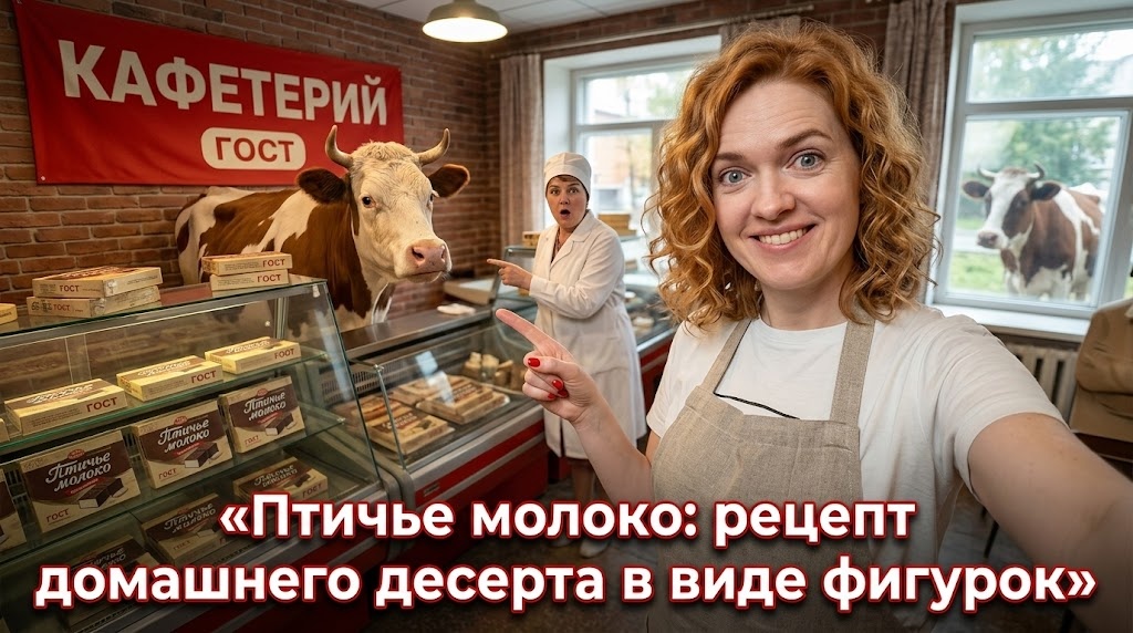    Домашний десерт Птичье молоко admin
