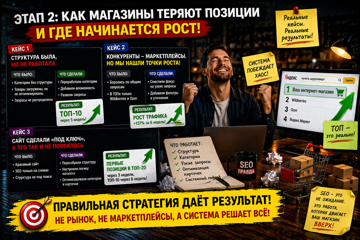 Интернет магазин не в ТОП