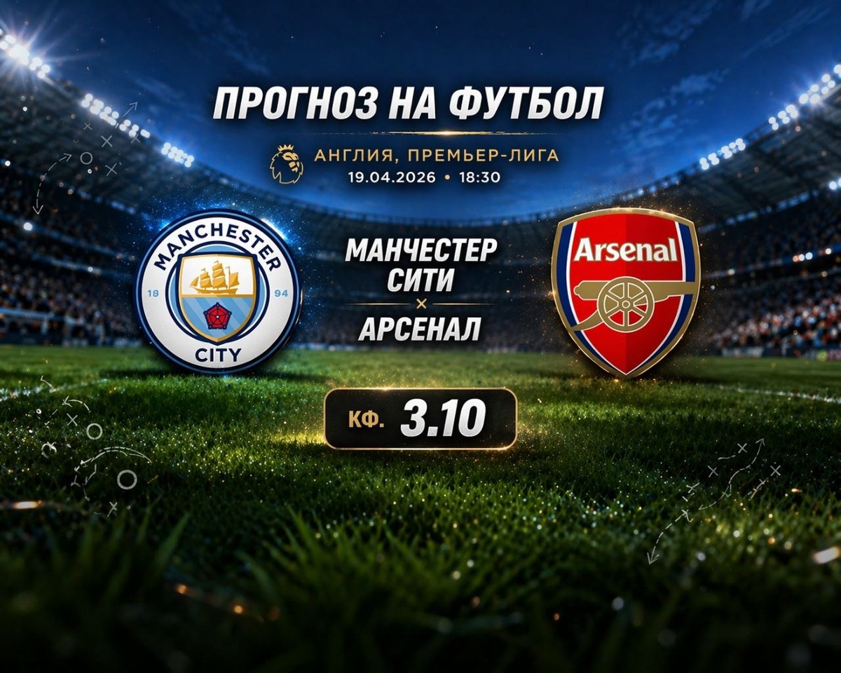 Манчестер Сити — Арсенал прогнозы на футбол.
