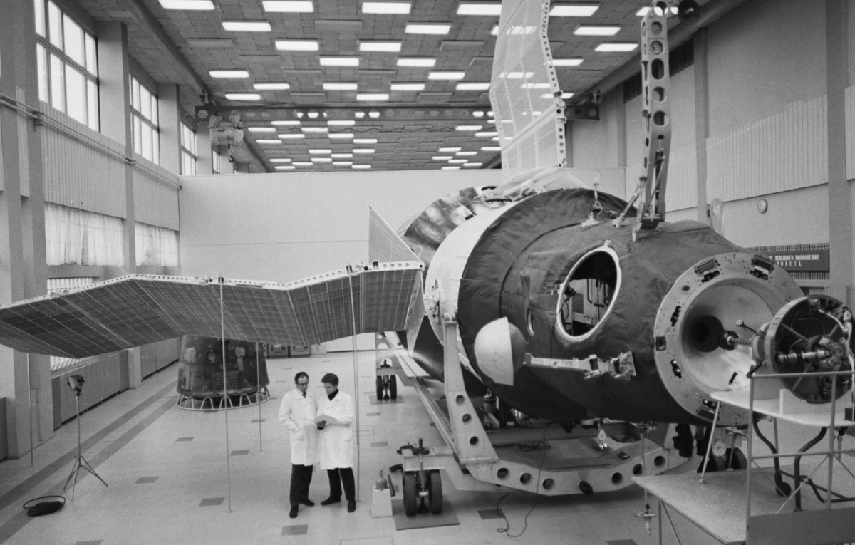    Макет космической станции "Салют"  Альберт Пушкарев/ТАСС