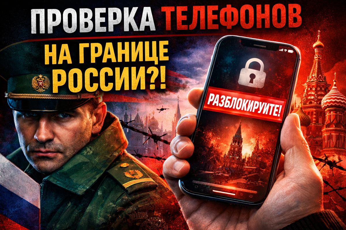 «РАЗБЛОКИРУЙТЕ ТЕЛЕФОН»: что происходит на границе России в 2026 — новая реальность, о которой молчат.