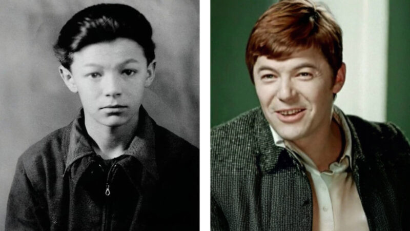    Молодой Александр Збруев, чья школьная жизнь была полна приключений.