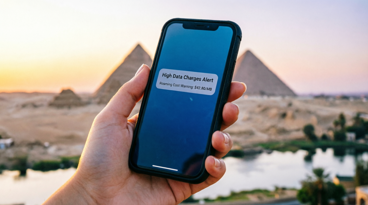 Роуминг в Египте легко «съедает» несколько тысяч рублей за отпуск.