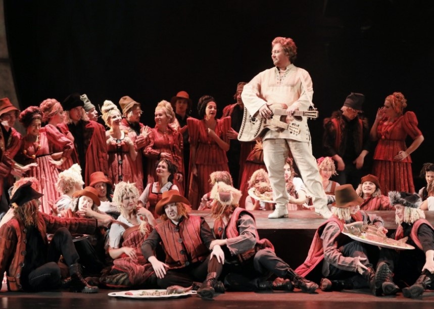 Сцены из оперы "Садко" в Геликон-опера