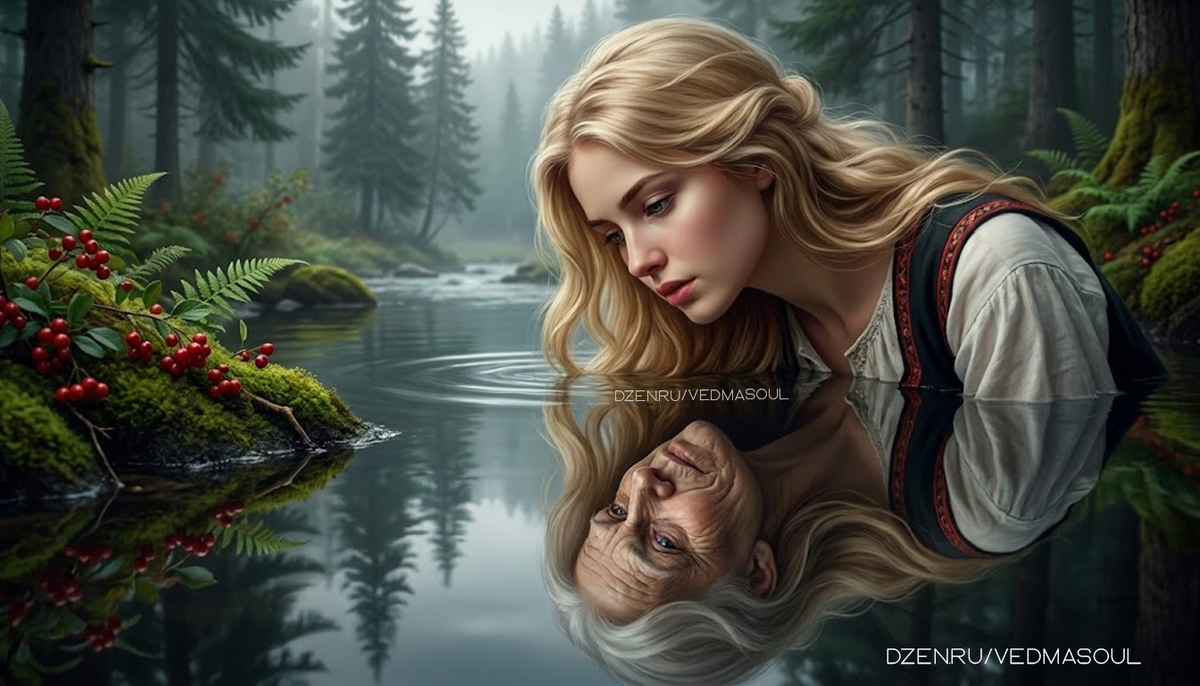 © Авторское изображение @vedmasoul. Cгенерировано ИИ. Порча, крадник, ритуал, чистка