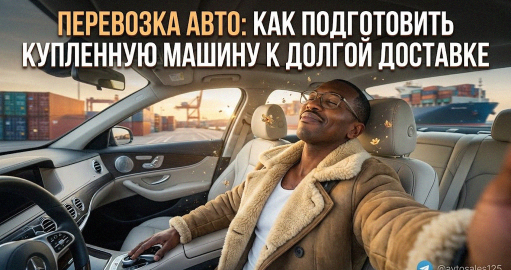 Перевозка авто: как подготовить купленную машину к долгой доставке