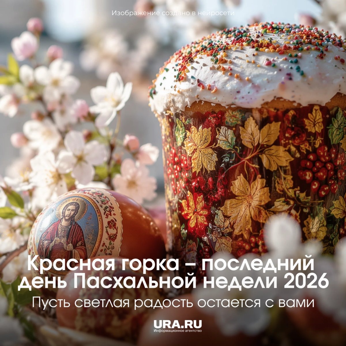    Красная горка 2026: красивая картинка с поздравлением