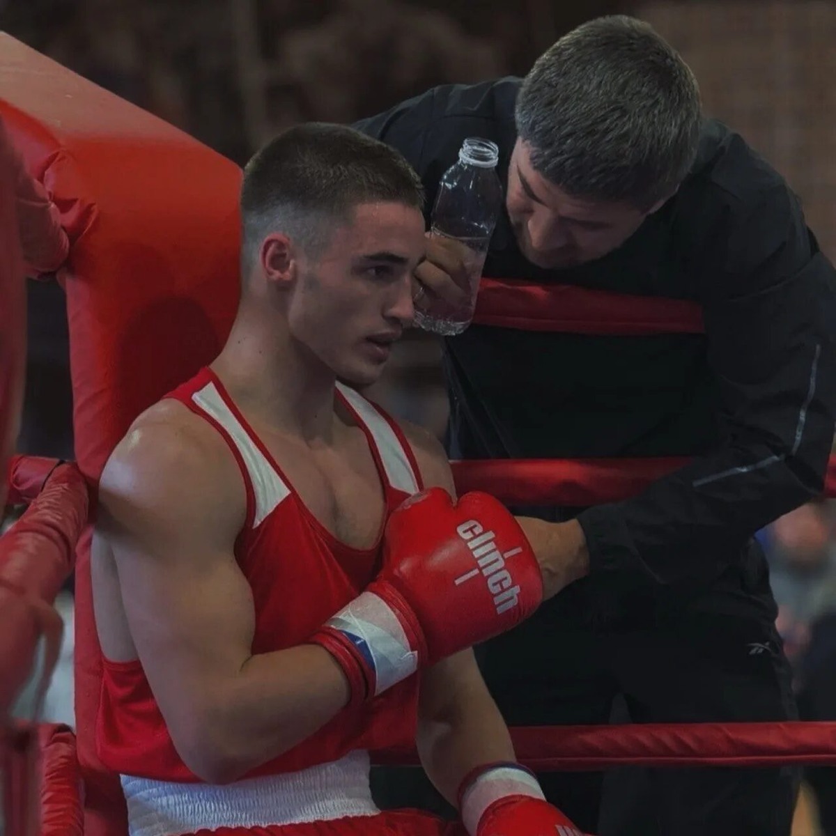    Фёдор Чаталбаш на первенстве Краснодарского края по боксу.