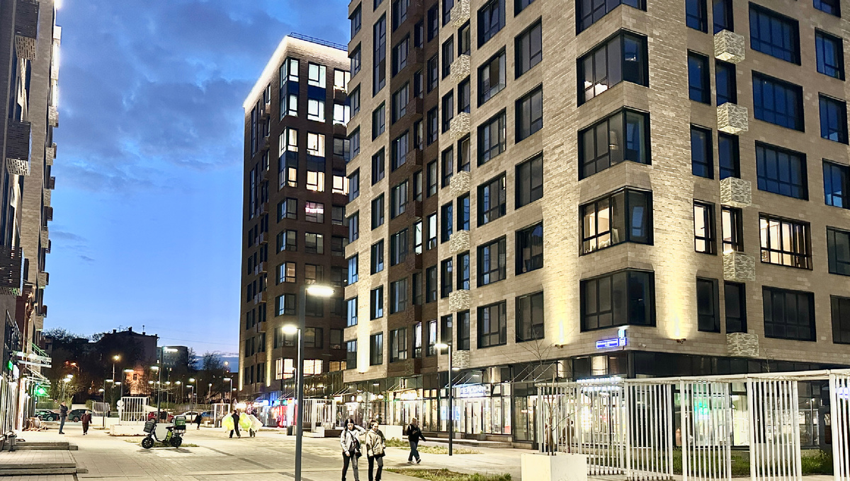 Микрорайон неподалеку от нас